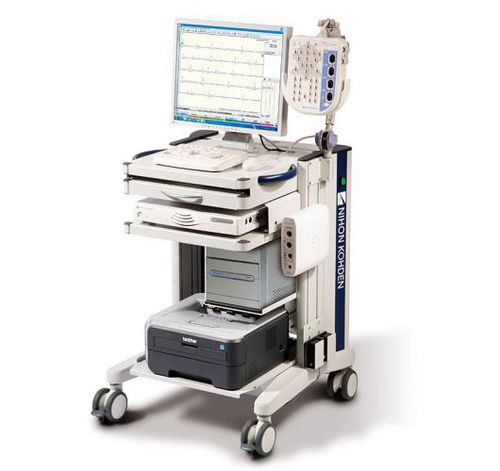 2-channel electromyograph - Neuropack X1 - Nihon Kohden Europe - compact / on casters / with evoked potential monitoring