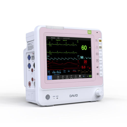Compact multi-parameter monitor - D6 - Ningbo David Medical Device - ECG / RESP / SpO2