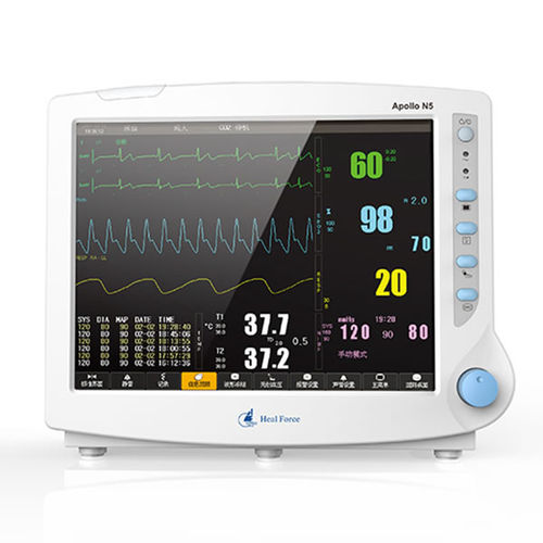 Patient monitor with separate sensor - Apollo N5 - Heal Force - tabletop / portable / ECG