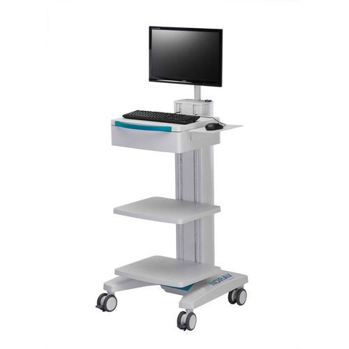 Medical cart - T4 - NORAV Medical - for ECG / aluminum / plastic