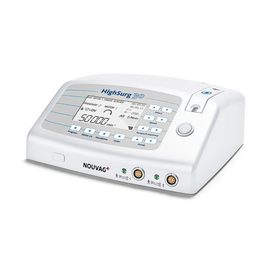 Surgery micromotor control unit - HighSurg 30 - Nouvag - electric / foot-operated / built-in