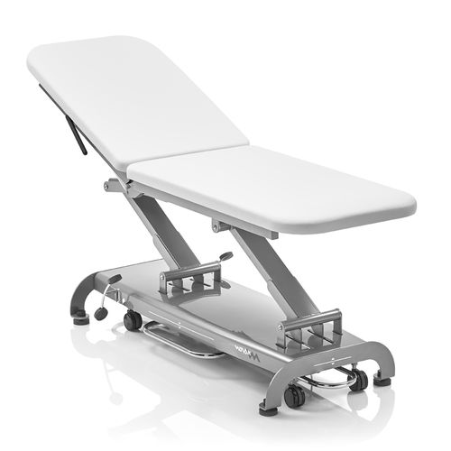 Electric examination table - SXL  - Novak M - height-adjustable / with adjustable backrest / on casters