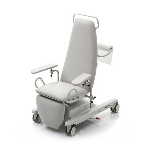 Electric blood collection chair - BON-R - Novak M - 3-section / on casters / Trendelenburg