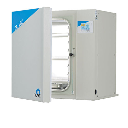 CO2 laboratory incubator - EC 160  - Nüve - for cell cultures / benchtop / stainless steel