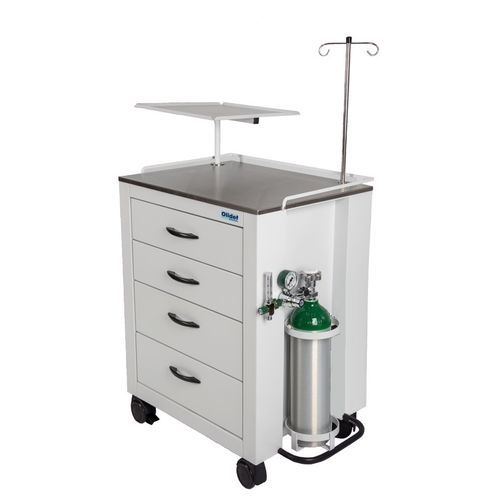 Emergency cart - Olidef Medical - intensive care / for medical devices / transport