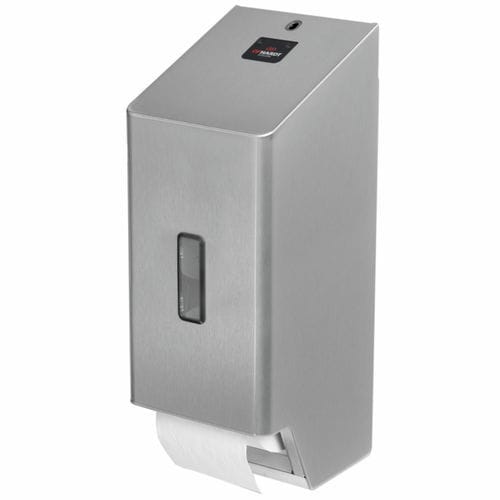 Toilet paper dispenser - PRU 2 E ST - OPHARDT Hygiene-Technik - stainless steel / automatic