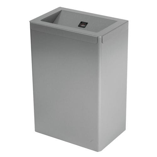 Steel waste bin - OBU 50 E ST - OPHARDT Hygiene-Technik - stainless steel