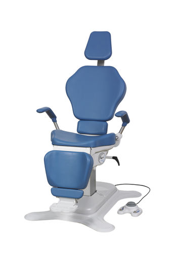 ENT examination chair - OP-S7 - OPTOMIC - electric / foot-operated / height-adjustable