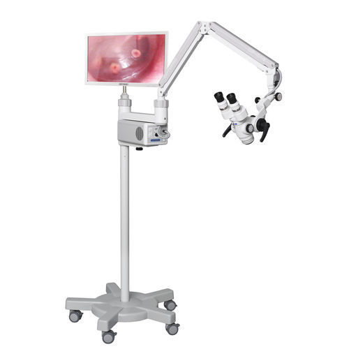 ENT examination microscope OPC16 OPTOMIC wallmounted / ceiling
