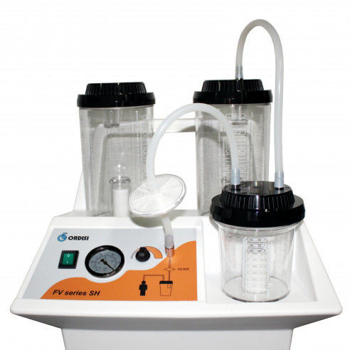 Electric surgical suction pump - FV series  - Ordisi - for surgical drainage and debridement / portable / vacuum-powered
