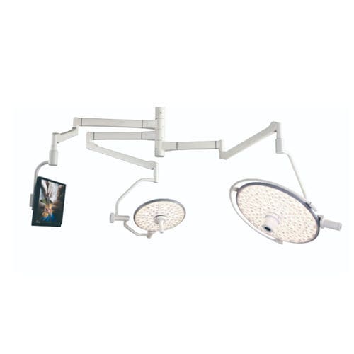 Ceiling-mounted surgical light - L2700  - Oricare - LED / 2-arm / with control panel