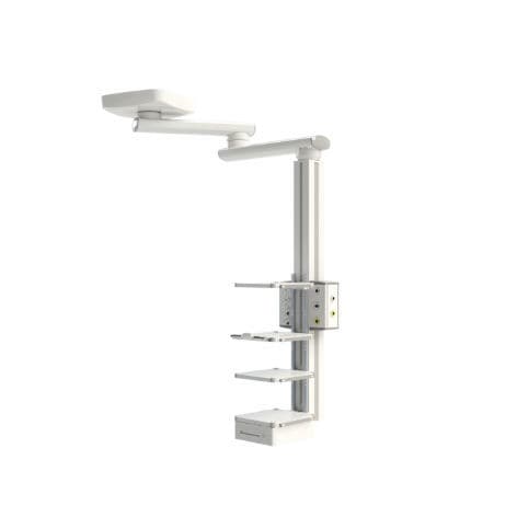 Ceiling-mounted medical pendant - P1000  - Oricare - anesthesia / endoscopy / operating room