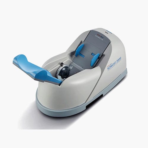 Ultrasound bone densitometer - SONOST-2000 - OsteoSys - for heel bone examination