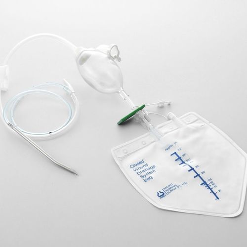 Wound drainage set - Pacific Hospital Supply  - with anti-reflux valve