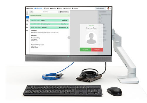 Analysis web application - RTC - PARSYS Télémédecine - data management / patient data management / cardiac telemonitoring management