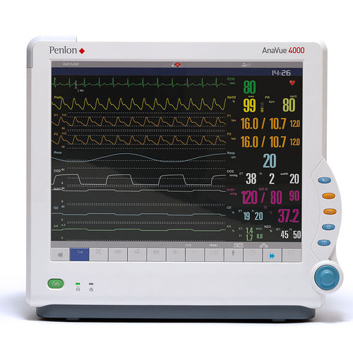 Compact patient monitor - AnaVue 4000 - Penlon - modular / ECG / RESP