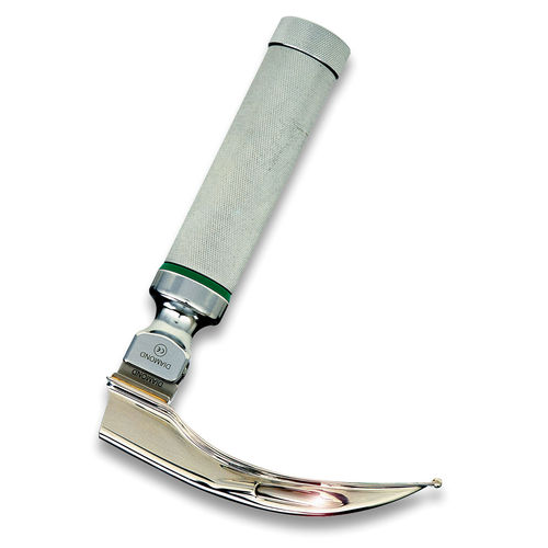 Macintosh laryngoscope blade - Diamond - Penlon - metal / fiber optic