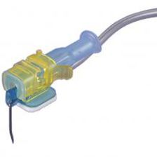 Contrast medium injection needle - PPS® Flow+ - Perouse Medical - Huber / safety