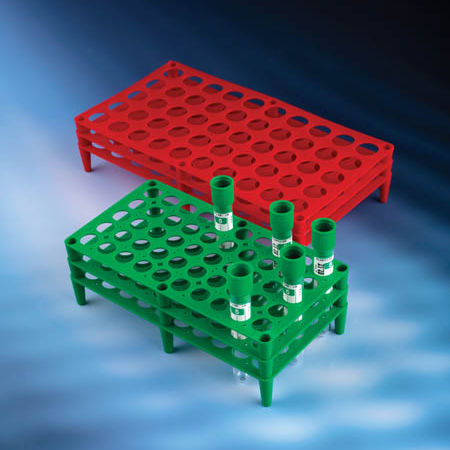 Test tube laboratory rack - RT series - PLASTI LAB - polystyrene