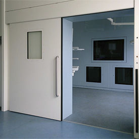 Protection door - Pneumatik Berlin - for surgery units / sliding / swing