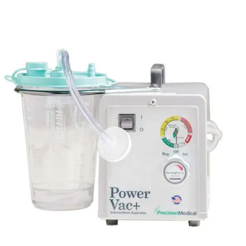 Electric mucus suction pump - PowerVac+  - Precision Medical - for home use / portable