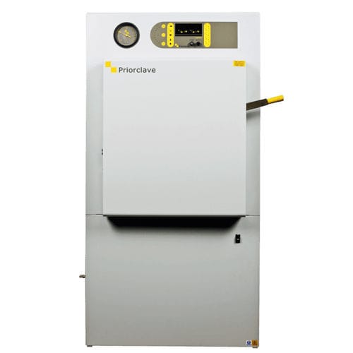 Laboratory autoclave - EH200D-BASE - Priorclave - front-loading / pass-through / automatic