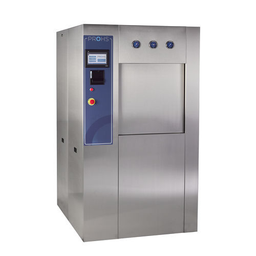 Laboratory sterilizer - FJ - PROHS - steam / floor-standing / stainless ...