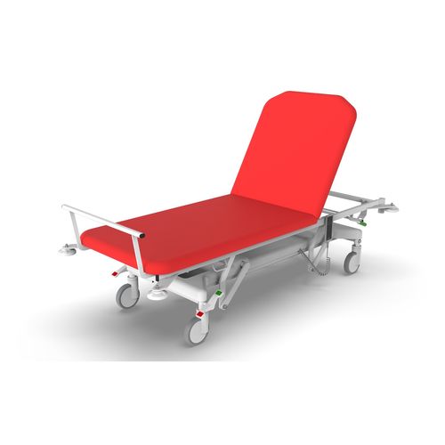 Electric examination table - ELEVA E - PROMA REHA - height-adjustable / with adjustable backrest / on casters