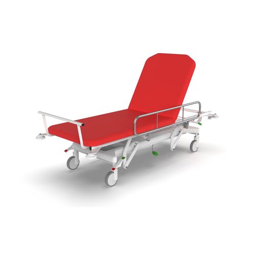 Hydraulic examination table - ELEVA H - PROMA REHA - height-adjustable / with adjustable backrest / on casters