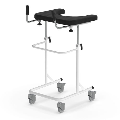 4-wheel rollator - U-2B - PROMA REHA - height-adjustable