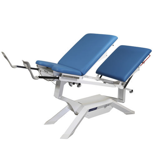 Gynecological examination couch - IDUOLYS - Promotal - electric / height-adjustable / with adjustable backrest