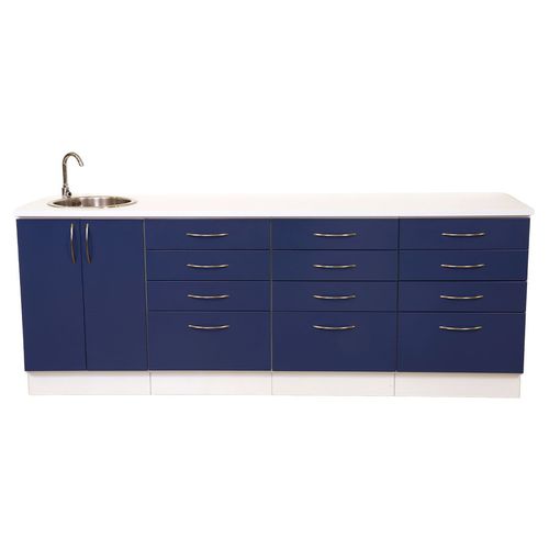 Hospital cabinet - PREx-  SERIES - Promotal - modular / with drawer / with sink