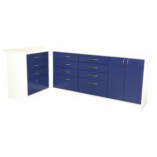 Corner cabinet - CORx-  SERIES - Promotal - hospital / with door / with drawer