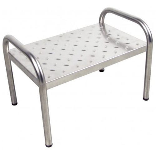 1-step step stool - 900-10 - Promotal - 2-step / stainless steel