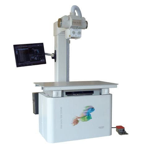 Digital veterinary X-ray system - PRS 300 VET TOUCH - PROTEC - analog / with table