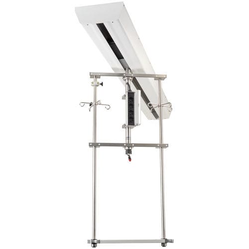 Ceilingmounted IV pole system D425000A provita medical 8hook / stainless steel / aluminum