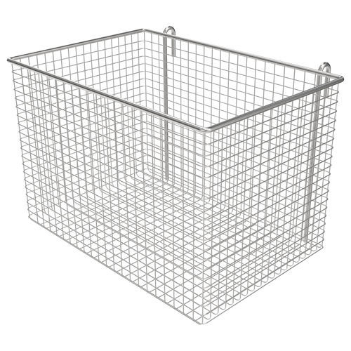 Storage basket - Z-BRAN01 - provita medical - stainless steel / modular / rail-mounted