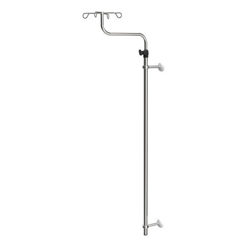 Wall-mounted IV pole - I2002612 - provita medical - 4-hook / with ...