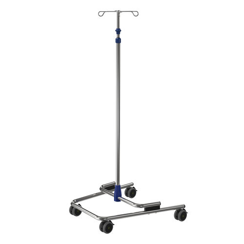 IV pole on casters IS14212 provita medical 4hook / telescopic