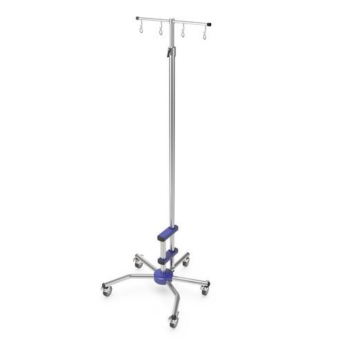 IV pole on casters - I-PRE100 - provita medical - 4-hook / stainless steel / aluminum