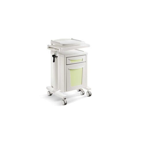 Bedside cabinet on casters - 2551 - Psiliakos Leonidas - with separate over-bed table