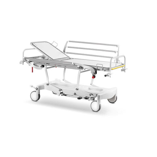 Transport stretcher trolley - 6003 - Psiliakos Leonidas - pneumatic / height-adjustable / Trendelenburg