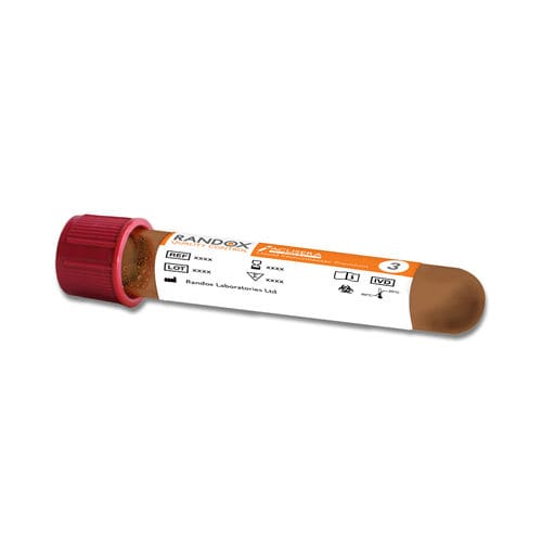 Diagnostic collection tube -  LIA10568 - Randox Laboratories - immunoassay / cylindrical / blood