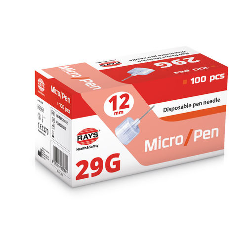 Insuline injection needle - 100-PEN29G12 - Rays  - sterile / pen / 29G