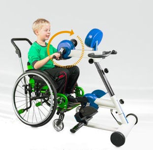 Arm and leg pedal exerciser - MOTOmed gracile12 - RECK-Technik - seated / child's