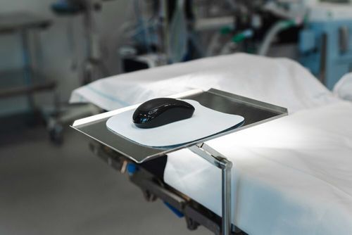 Table-mounted instrument table - 10-065 - Reison Medical - stainless steel