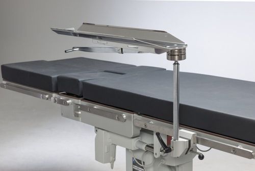 Operating table armrest - 10-380-L - Reison Medical - stainless steel / height-adjustable / foam