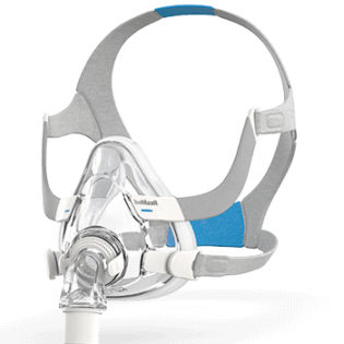 CPAP therapy artificial ventilation mask - AirFit™ F20 - ResMed Europe - silicone / transparent / adjustable