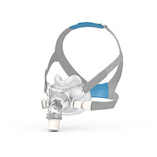Adjustable artificial ventilation mask - AirFit™ F30 - ResMed Europe - transparent