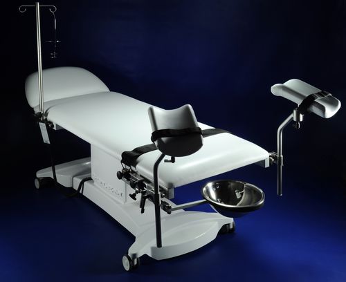 Electric treatment table - GOLEM 2S - RQL - GOLEM tables - height-adjustable / 2-section / white